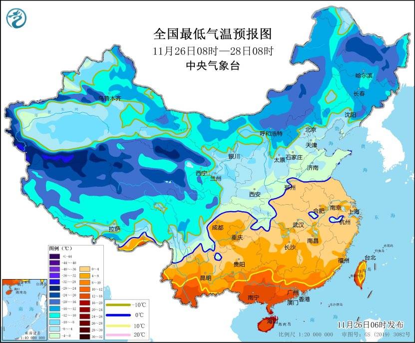 寒潮黄色预警继续！黑吉辽局地降温18℃以上