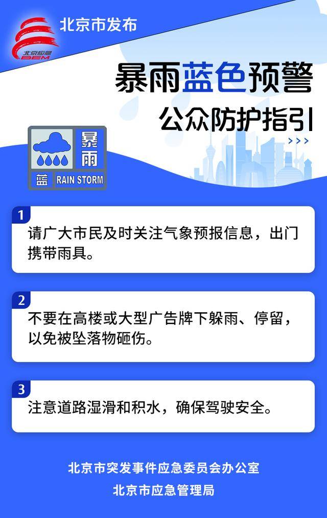 暴雨午后将至！北京3预警齐发，防汛应急响应已启动