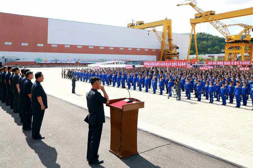 朝鲜将再建造一艘5000吨级驱逐舰