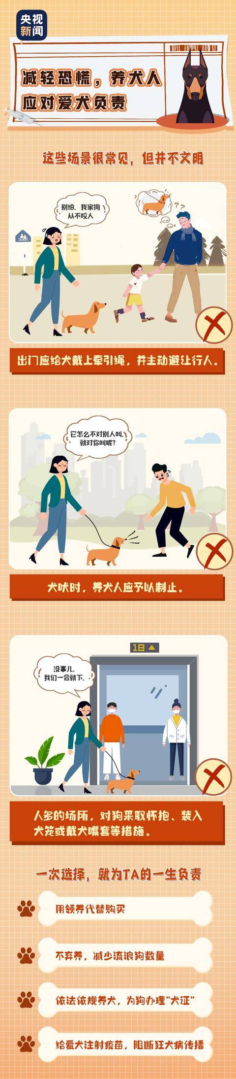 下月起，遛狗不栓绳最高拘10天罚1千