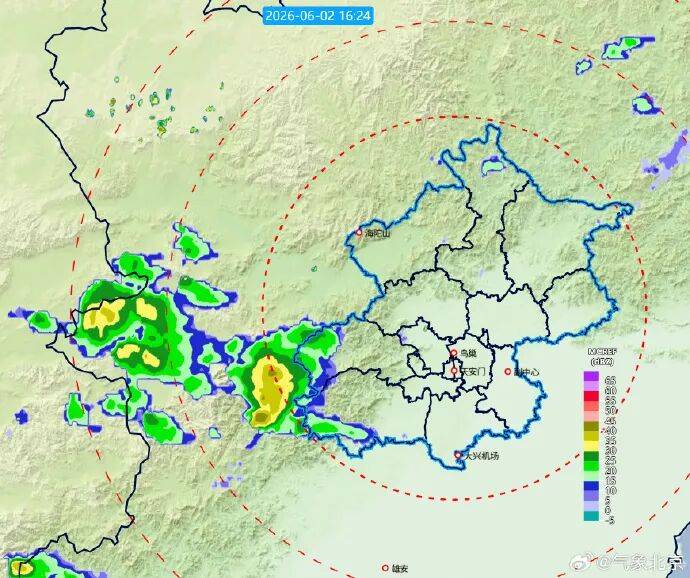 雷雨、大风即将进京！预计19时影响中心城区